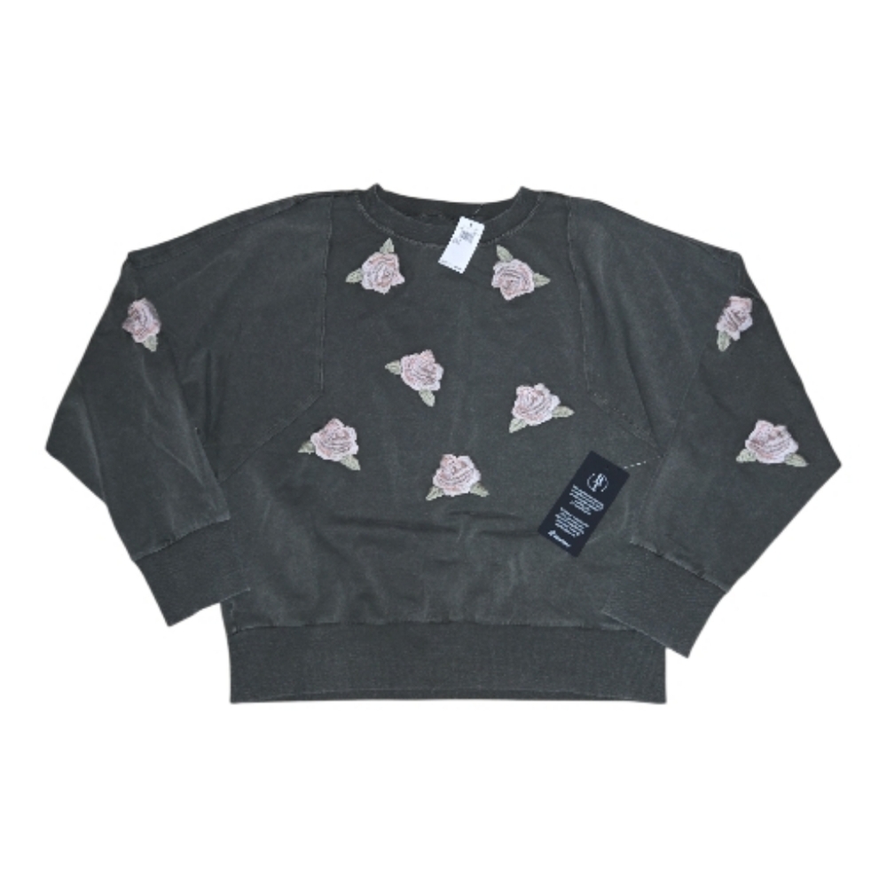 NWT Billy T Floral Embroidered Women's Sweater size S